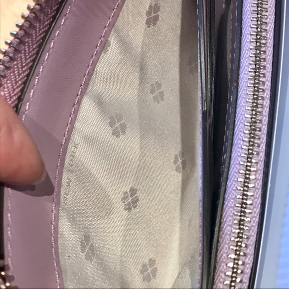 🆕 Kate Spade ♠️ Lilac Purple Glitter Wallet - Picture 5 of 8